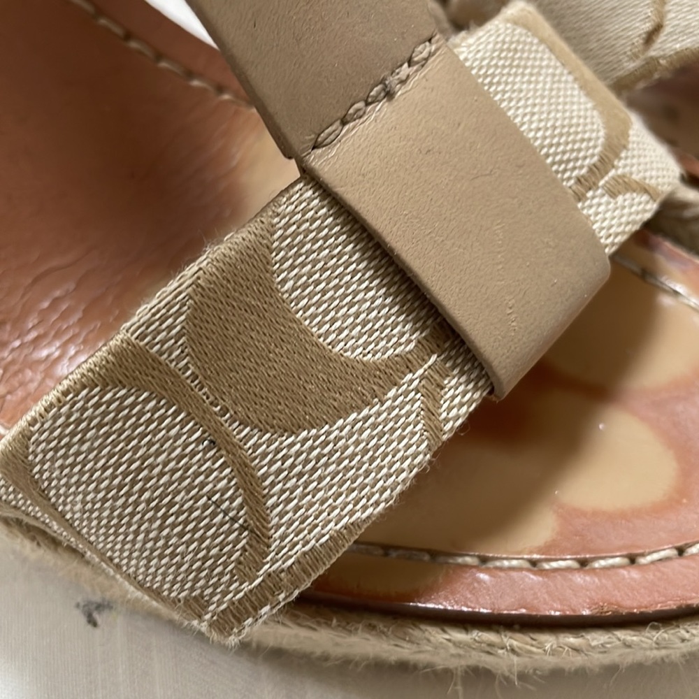Coach Wedge Sandals - Picture 4 of 4